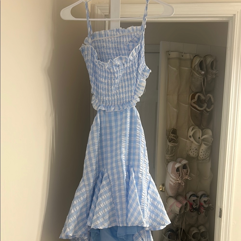 Blue Gingham Dress